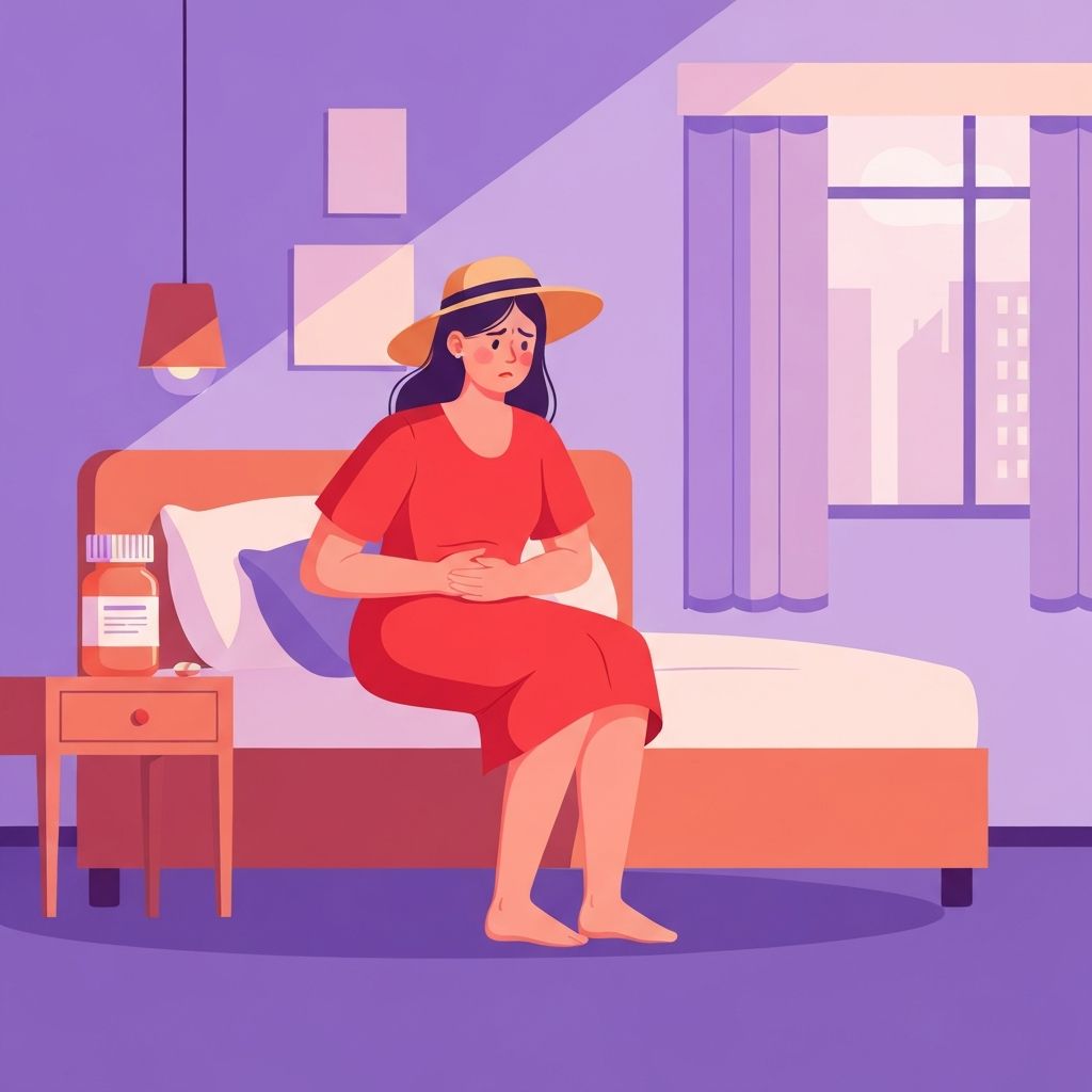 You're feeling really sick and alone in a foreign country